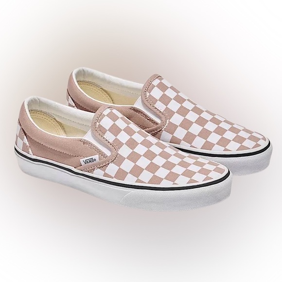 Vans Shoes - VANS CLASSIC SLIP ON SNEAKERS IN CHECKERED THEORY 5 6